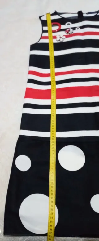 Vestito Twinset a righe e pois