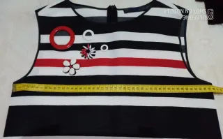 Vestito Twinset a righe e pois