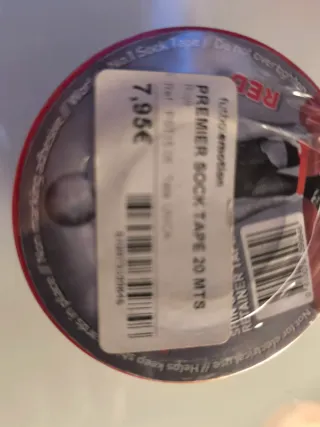 Cinta de fútbol Premier Sock Tape Roja