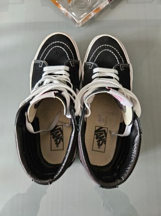 Vans SK8-HI nere/bianche taglia 40.5