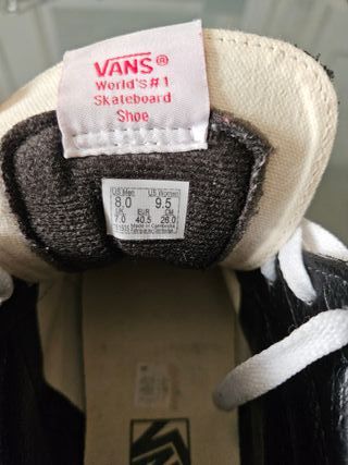Vans SK8-HI nere/bianche taglia 40.5