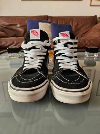 Vans SK8-HI nere/bianche taglia 40.5