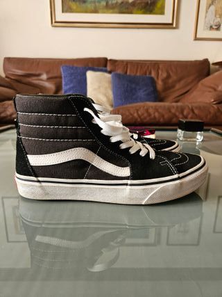 Vans SK8-HI nere/bianche taglia 40.5