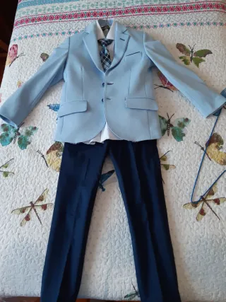 Traje comunión niño Nova Drima azul