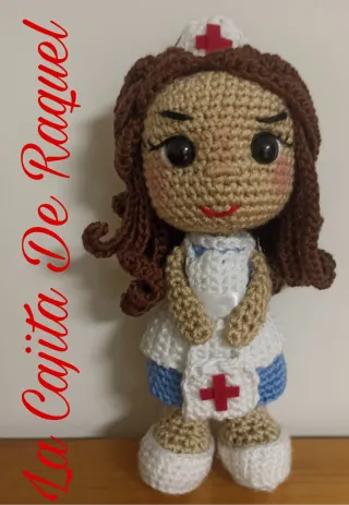 Muñeca Amigurumi Enfermera Crochet