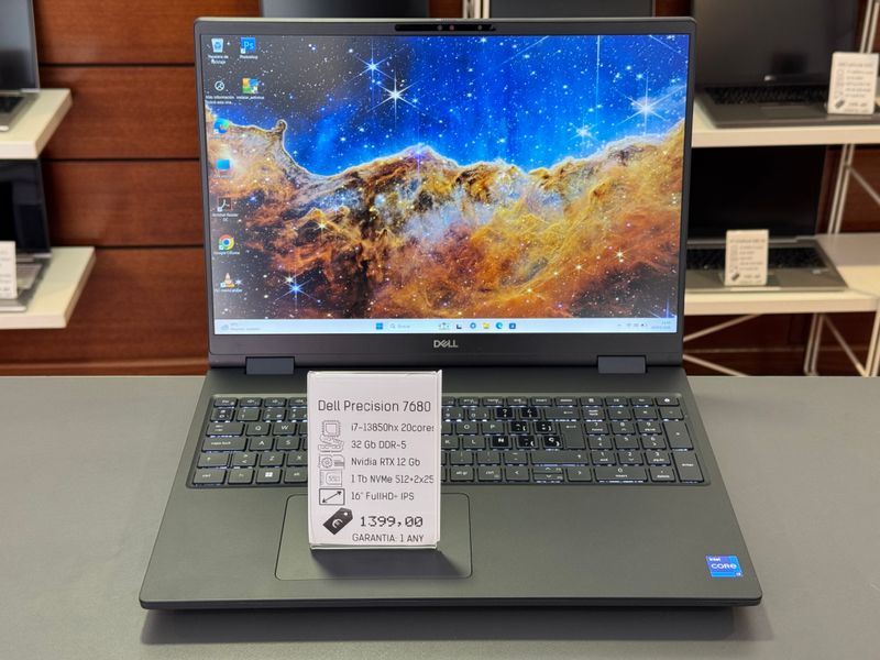 Portátil Dell i7 / 32 Gb / 1 Tb con GRÁFICA RTX