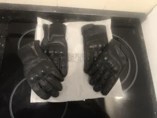 Guantes moto cuero