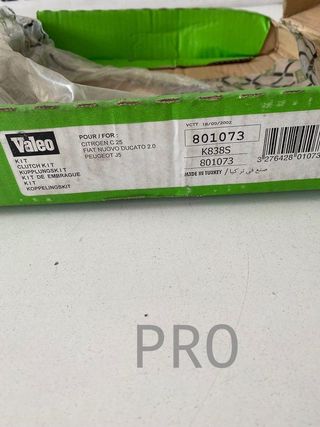 Kit embrague Fiat Citröen Peugeot 801073