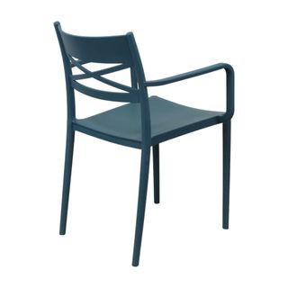 Sedia in Polipropilene Blu Design per Esterni