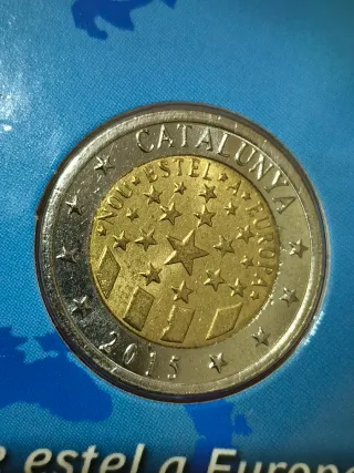 Moneda Prueba Catalunya cap a Europa