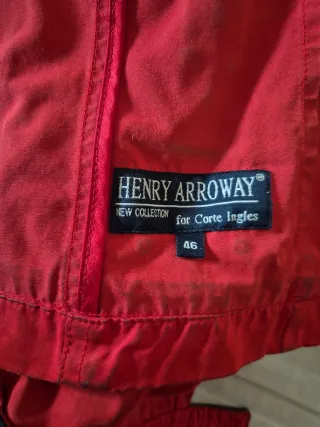Cazadora Henry Arroway Talla 46 Roja
