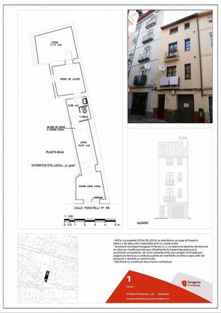 Local comercial en alquiler en Plaza de Toros en Zaragoza