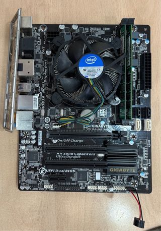 Placa Base, procesador y RAM