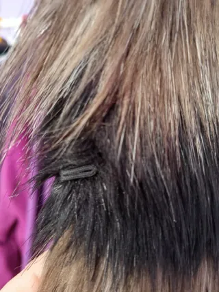 Chaleco pelo sintético largo