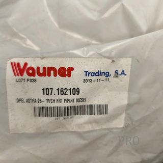 PARAGOLPES DELANTERO OPEL ASTRA NUEVO 107162109