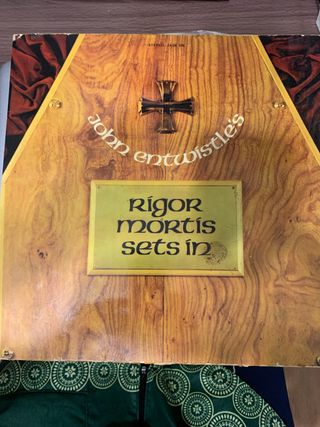 Vinilo John Entwistle Rigor Mortis Sets In