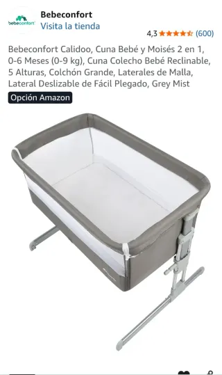 Cuna colecho Bebeconfort Calidoo 0-6 meses.