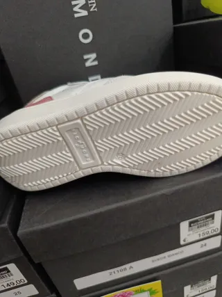 Sneakers Bimba John Richmond Rosa Bianco