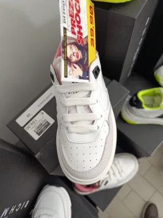 Sneakers Bimba John Richmond Rosa Bianco