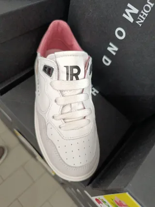 Sneakers Bimba John Richmond Rosa Bianco