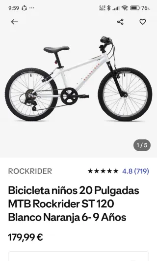 Bicicleta infantilberg ST 120 20