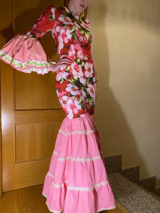 Vestido Flamenca flores