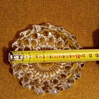 4 Ceniceros Cristal Tallado