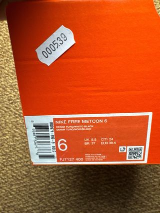 Nike Free Metcon 6 - Taglia 38.5