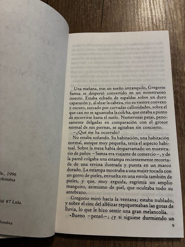 La metamorfosis y otros relatos