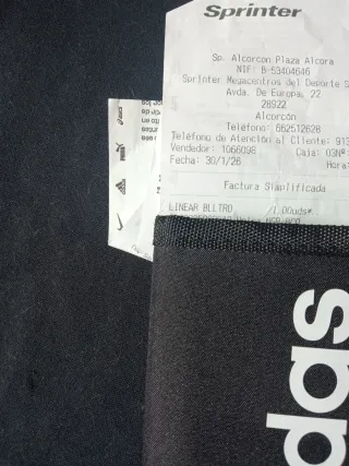 Cartera Adidas Negra