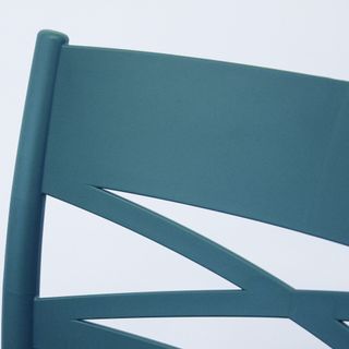 Sedia Moderna da Esterno in Polipropilene Blu