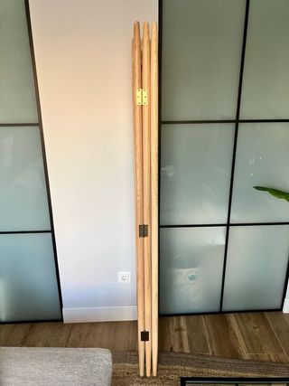 Biombo Zara Home 3 Paneles Madera y Tela