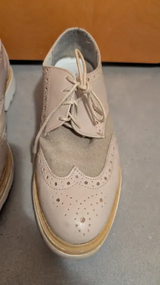 Scarpe stringate Pregunta beige donna taglia 37