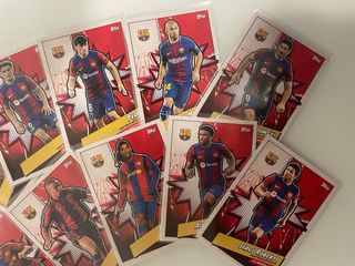 Lote Inserts FC Barcelona Topps Team Set