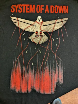 Camiseta Slipknot y System of a down