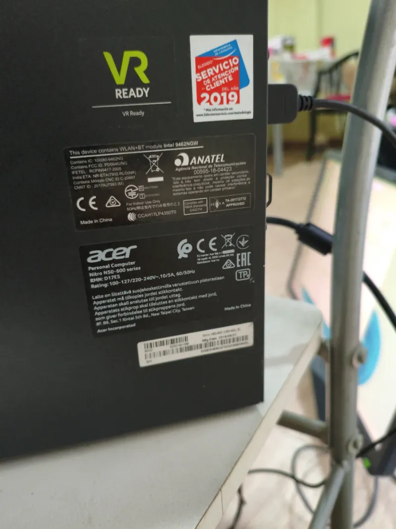 Acer Nitro N50-600 PC Gaming Negra/Roja afbeelding 4
