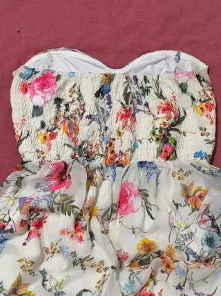 Vestido largo estampado floral