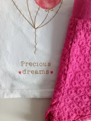 Completo bambina maglietta e pantaloncini