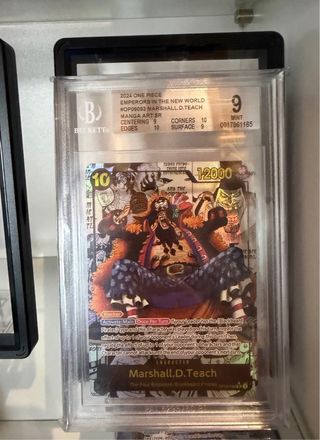 Carta One Piece BGS 9 Marshall D. Teach