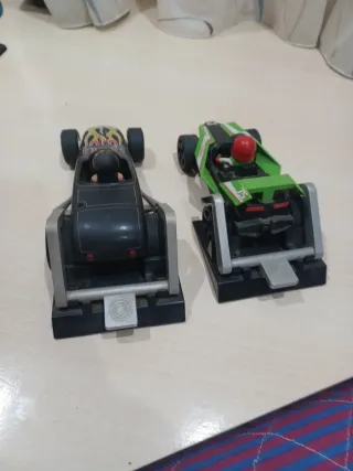 Coches de carreras Playmobil,
