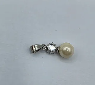 Ciondolo Argento 925 Punto Luce Perla