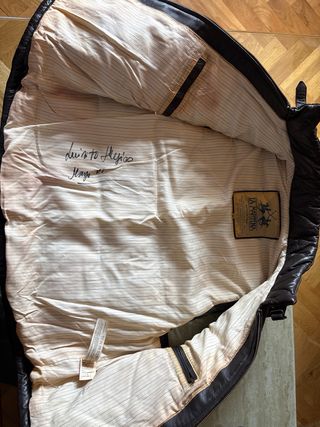 Chaleco clasico de Piel La Martina Marrón.