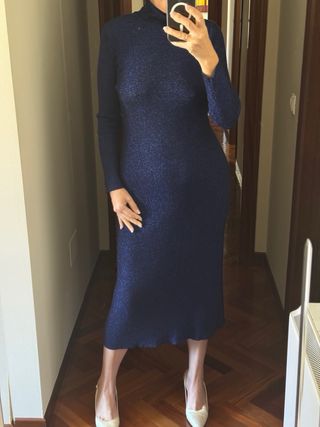 Vestido azul marino