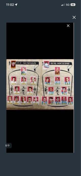 Álbum cromos Campeones Fútbol Español