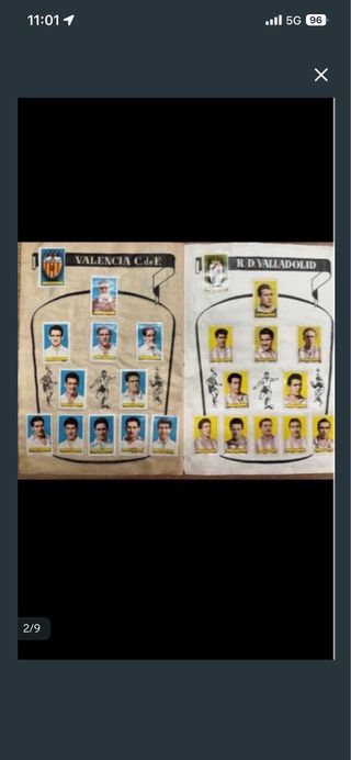 Álbum cromos Campeones Fútbol Español