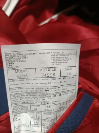 Americana Suitsupply Talla 44 Azul