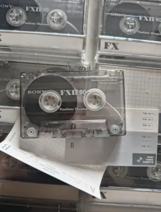 17 Cassette Sony FX II Cromo + miste pulite