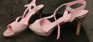 Sandalias de fiesta doradas  miMao