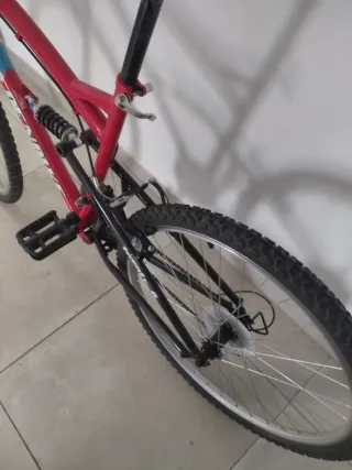 Bicicleta de montaña DENBIKE 26 roja