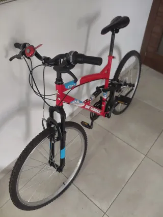 Bicicleta de montaña DENBIKE 26 roja